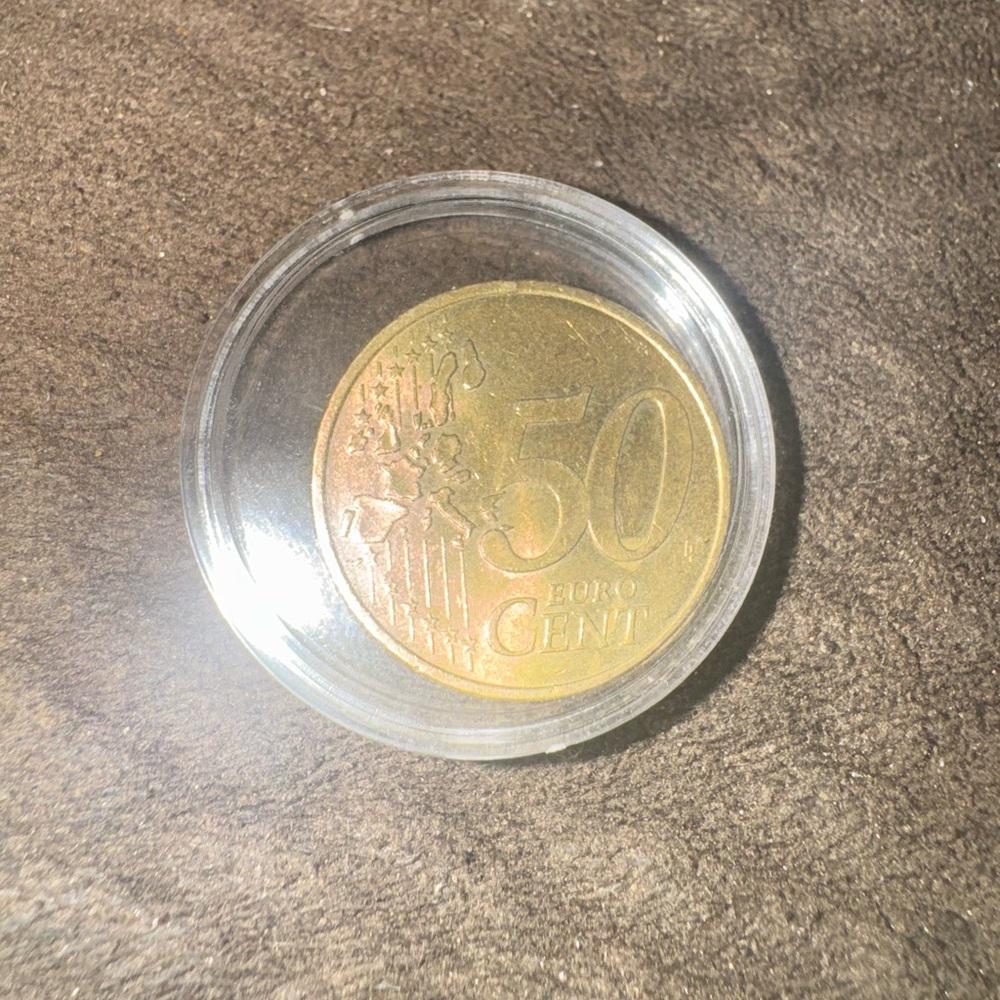 Rare 2002 50 Cent Eruo Coin